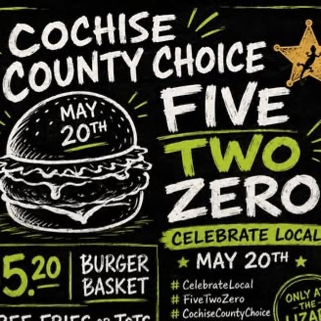 Cochise Choice Burger.